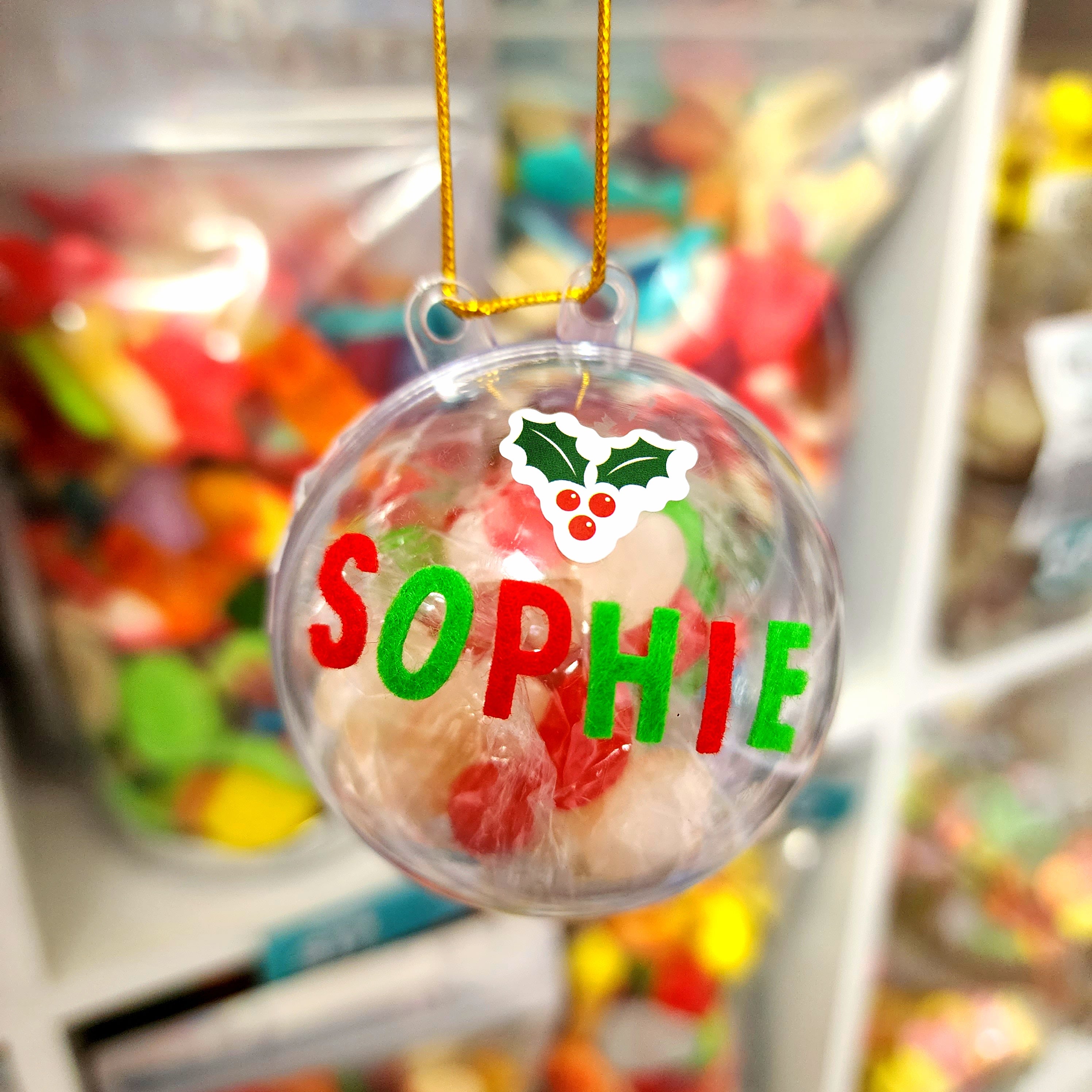 Xmas DIY Baubles (pack of 4) - Pik n Mix Lollies NZ