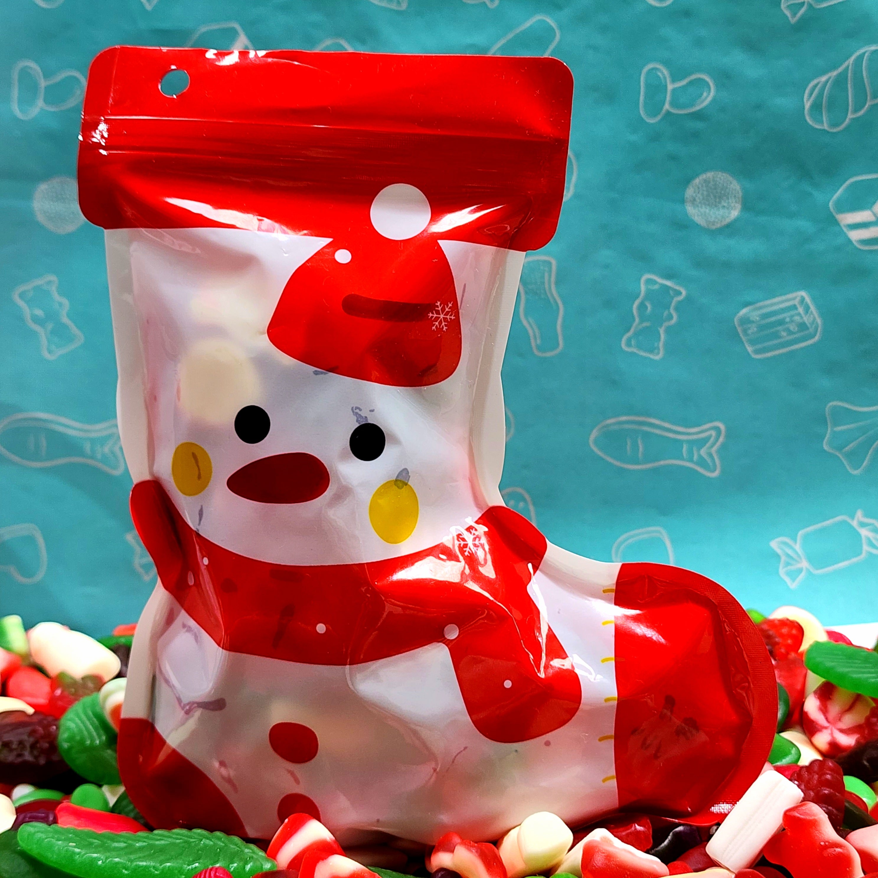 Snowman Stocking Bags - Pik n Mix Lollies NZ