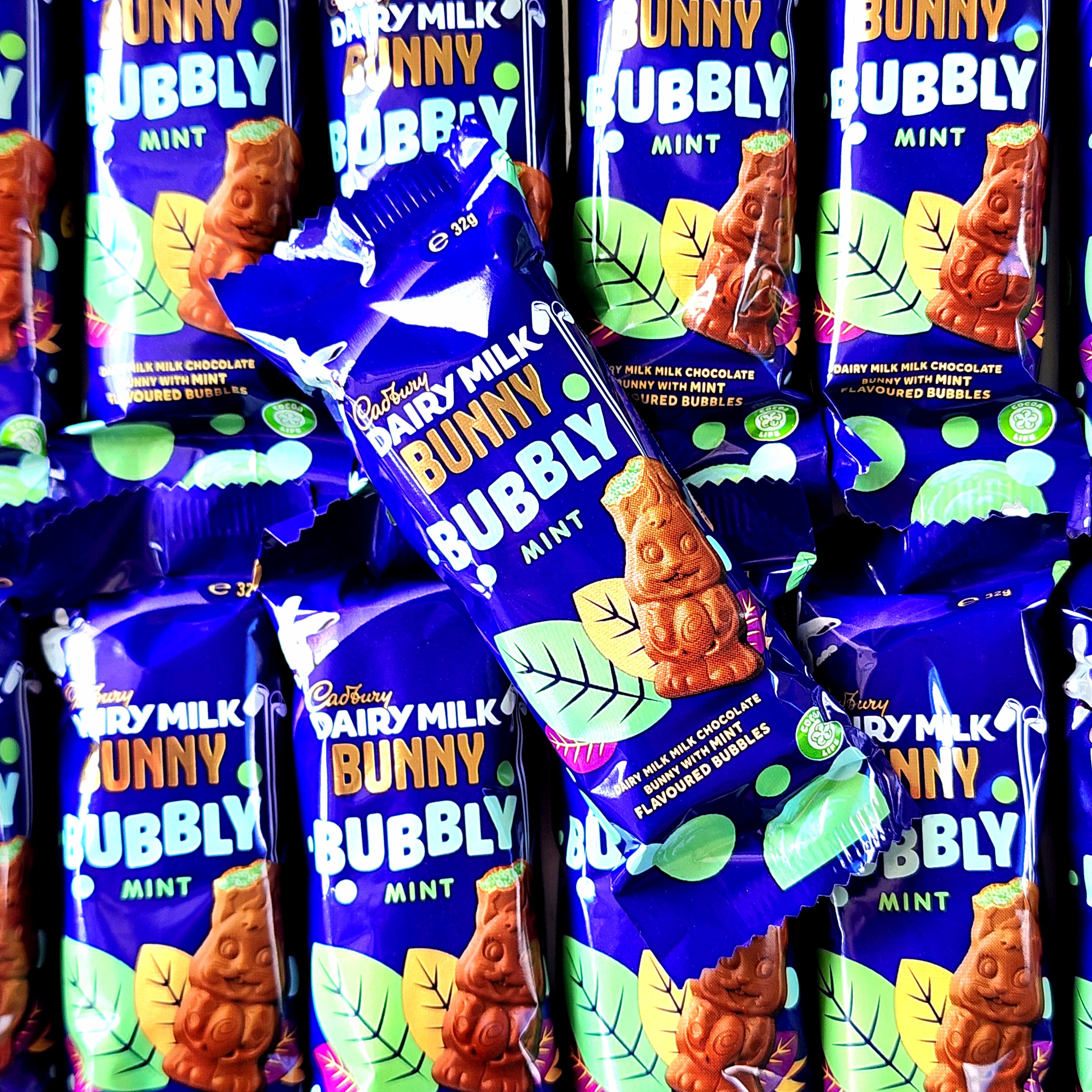 Cadbury Bubble Mint Bunny - Pik n Mix Lollies NZ