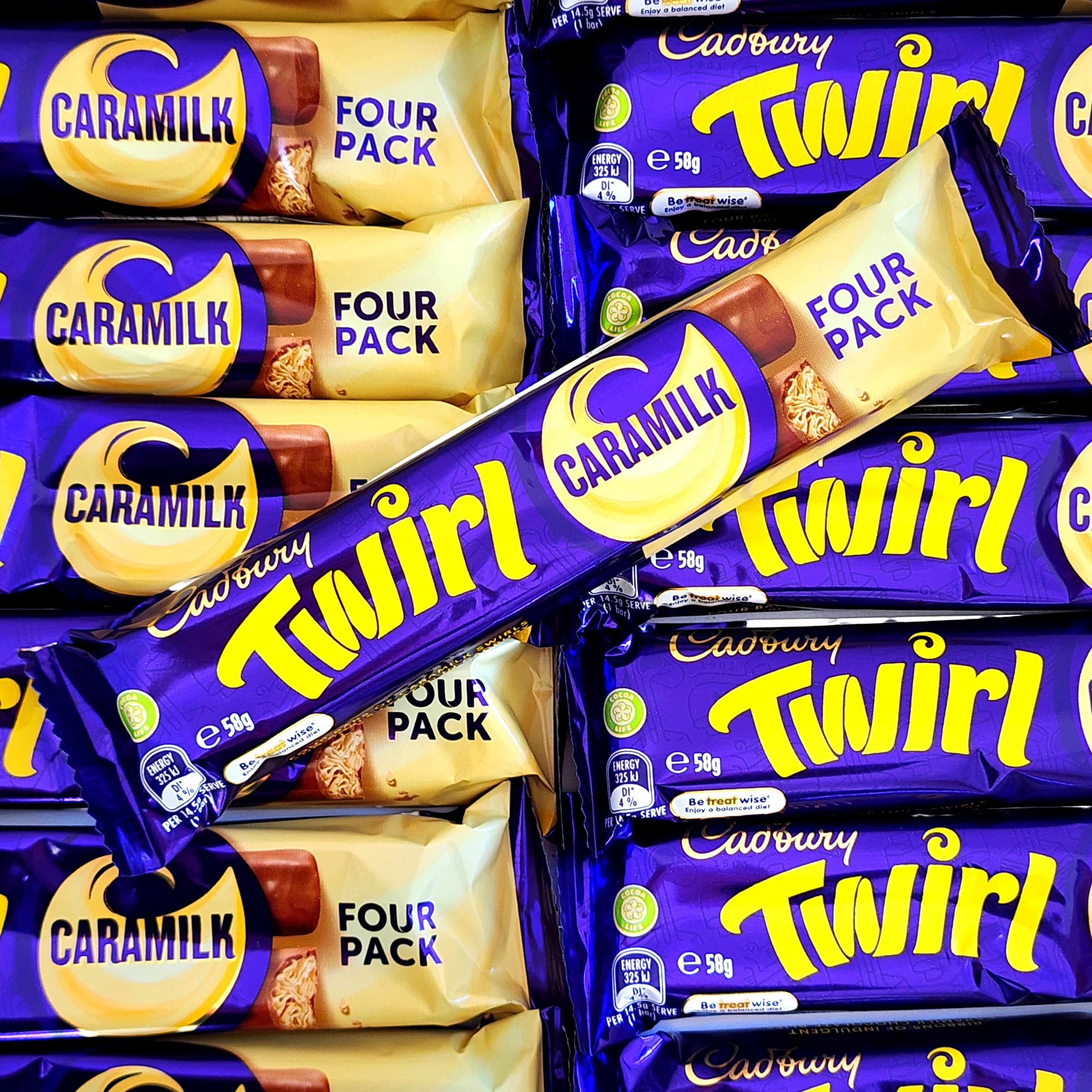 Twirl Caramilk Four Pack