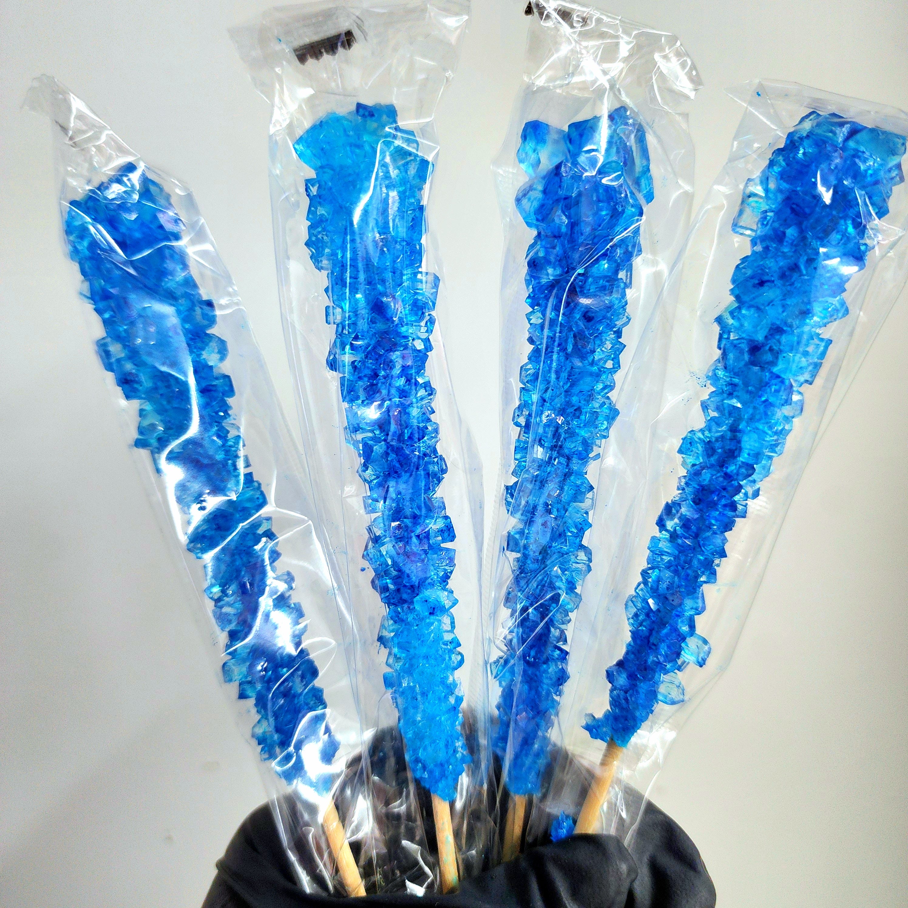 Crystal Rock Candy Sticks - Dark Blue