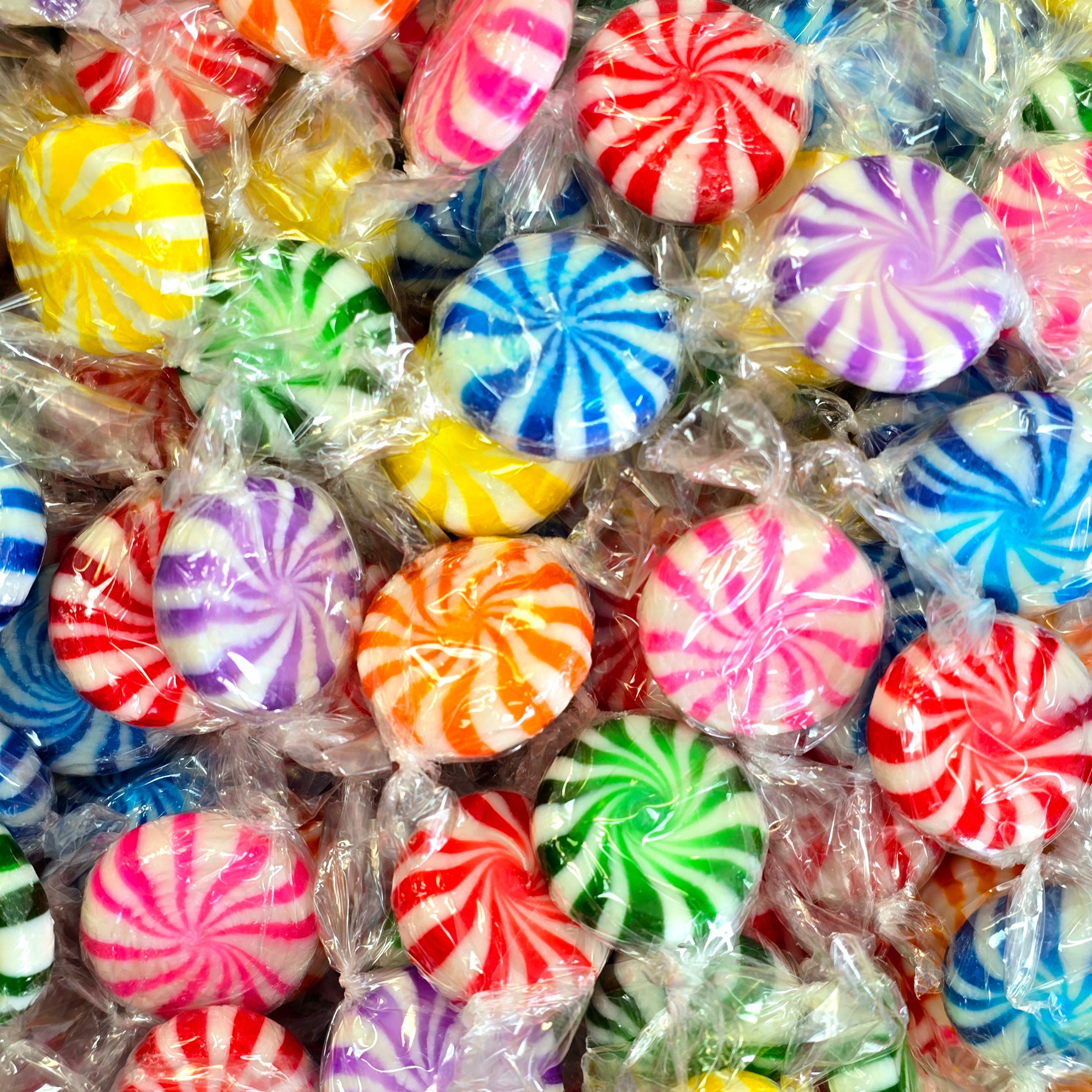 Colourful Pinwheel Mints