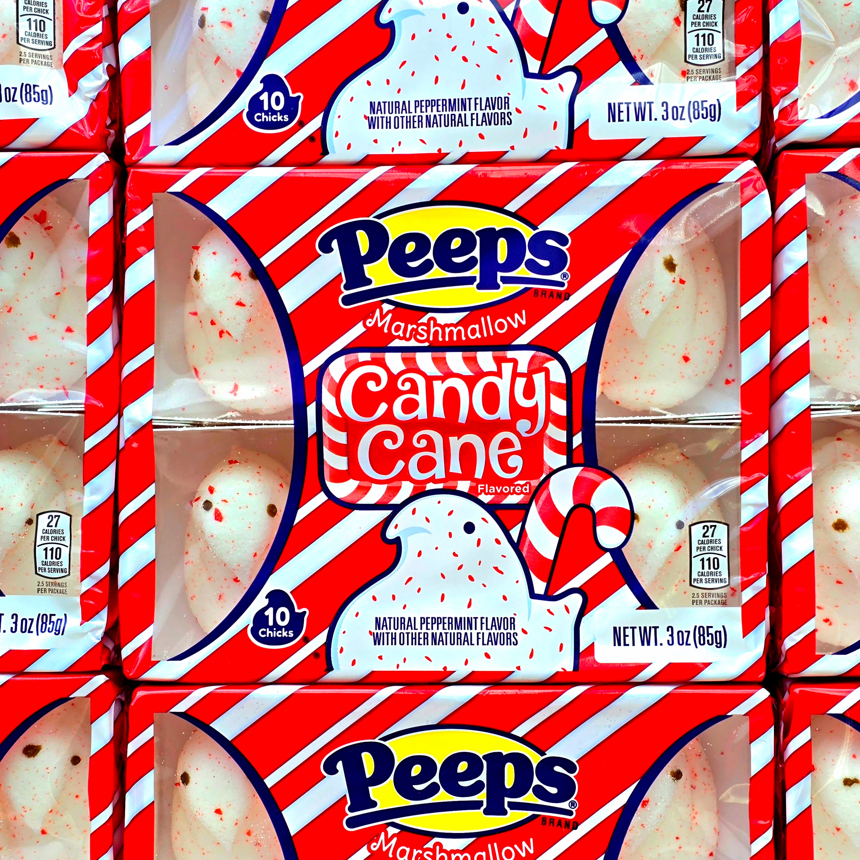 Peeps Marshmallow Candy Cane Chicks