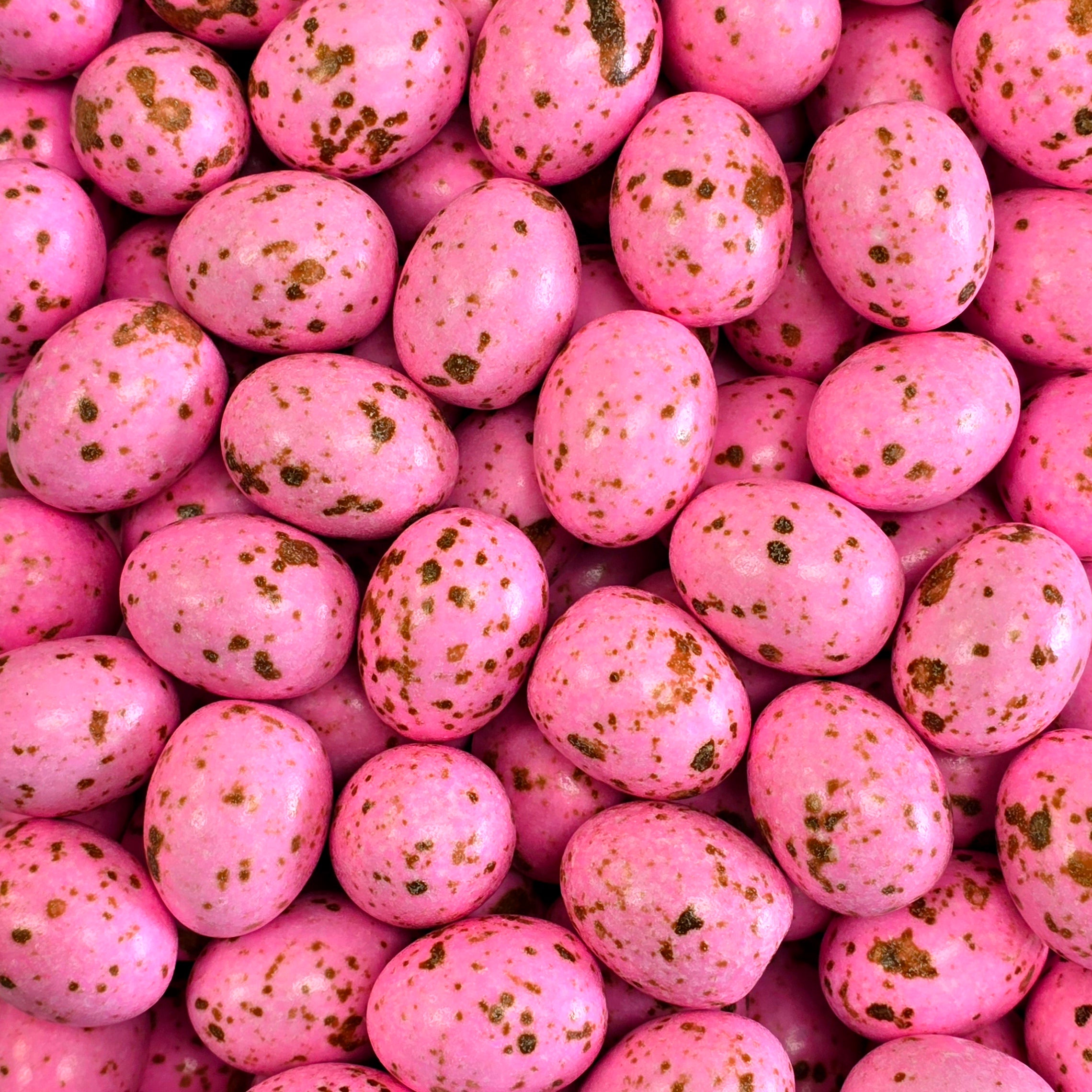 Pink Candy Coated Chocolate Eggs