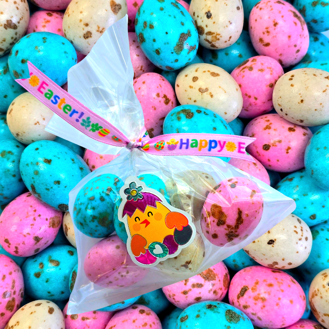 Candy Coated Chocolate Egg Gift Bag