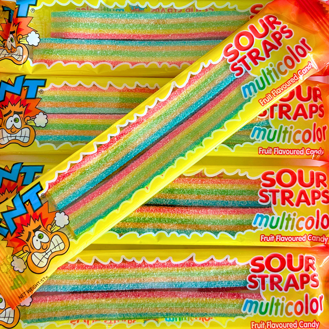 TNT Rainbow Sour Straps Pack