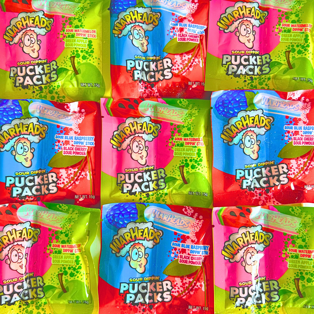 Warheads Sour Dippin' Pucker Packers