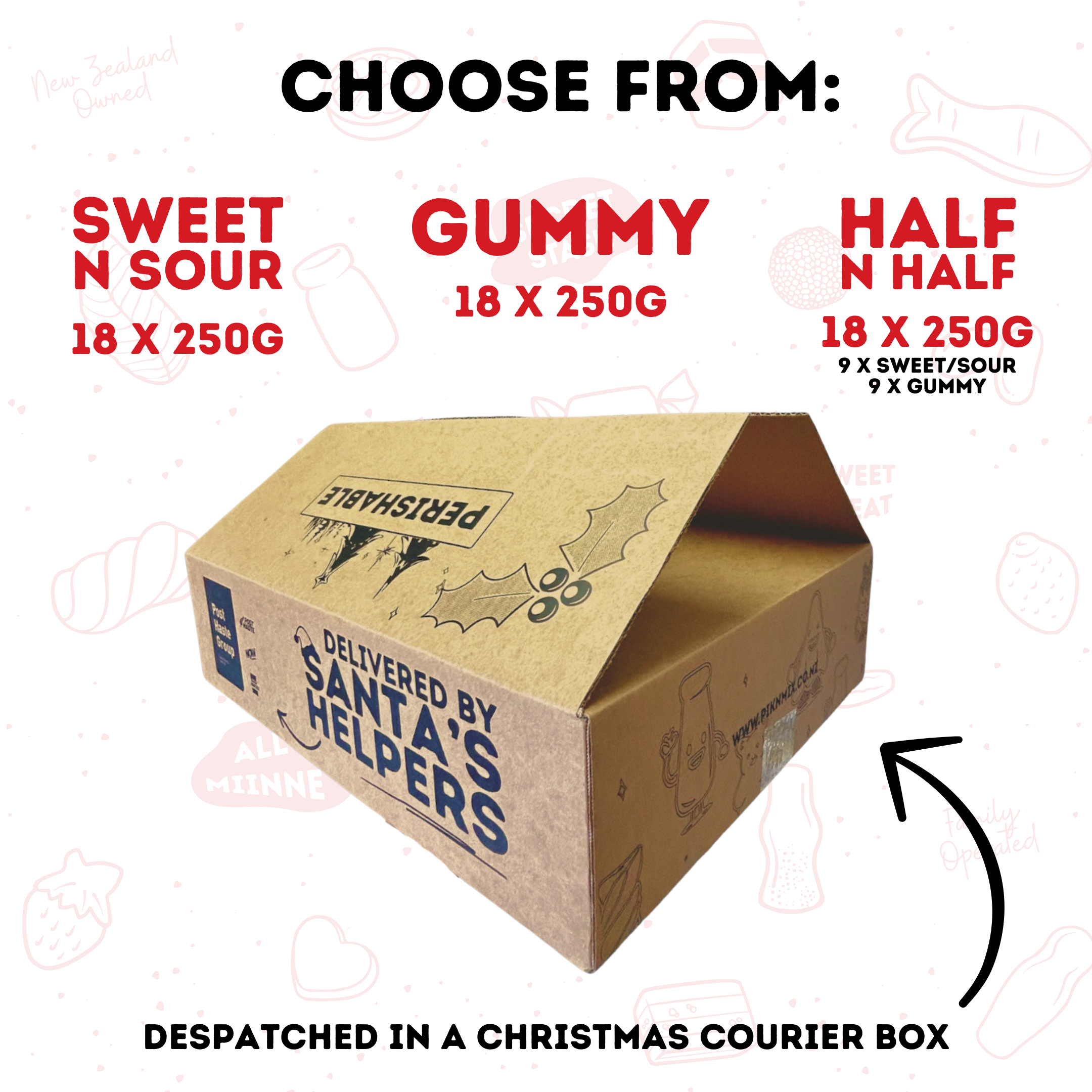 Christmas Bulk Box - 18 x 250g bags