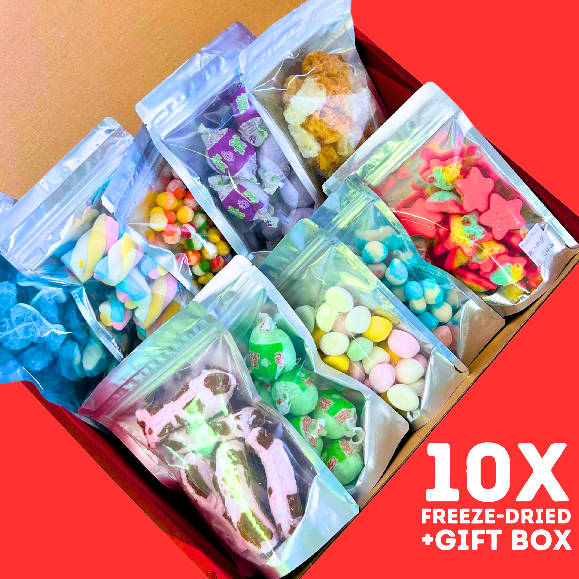 Christmas Freeze Dried Gift Box - 10 bags