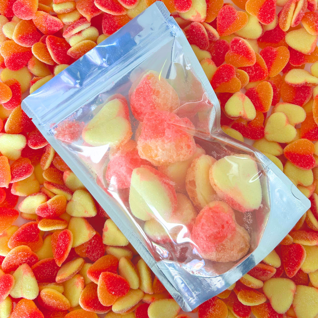 Achy Breaky Peach Hearts - Pik n Mix Lollies NZ