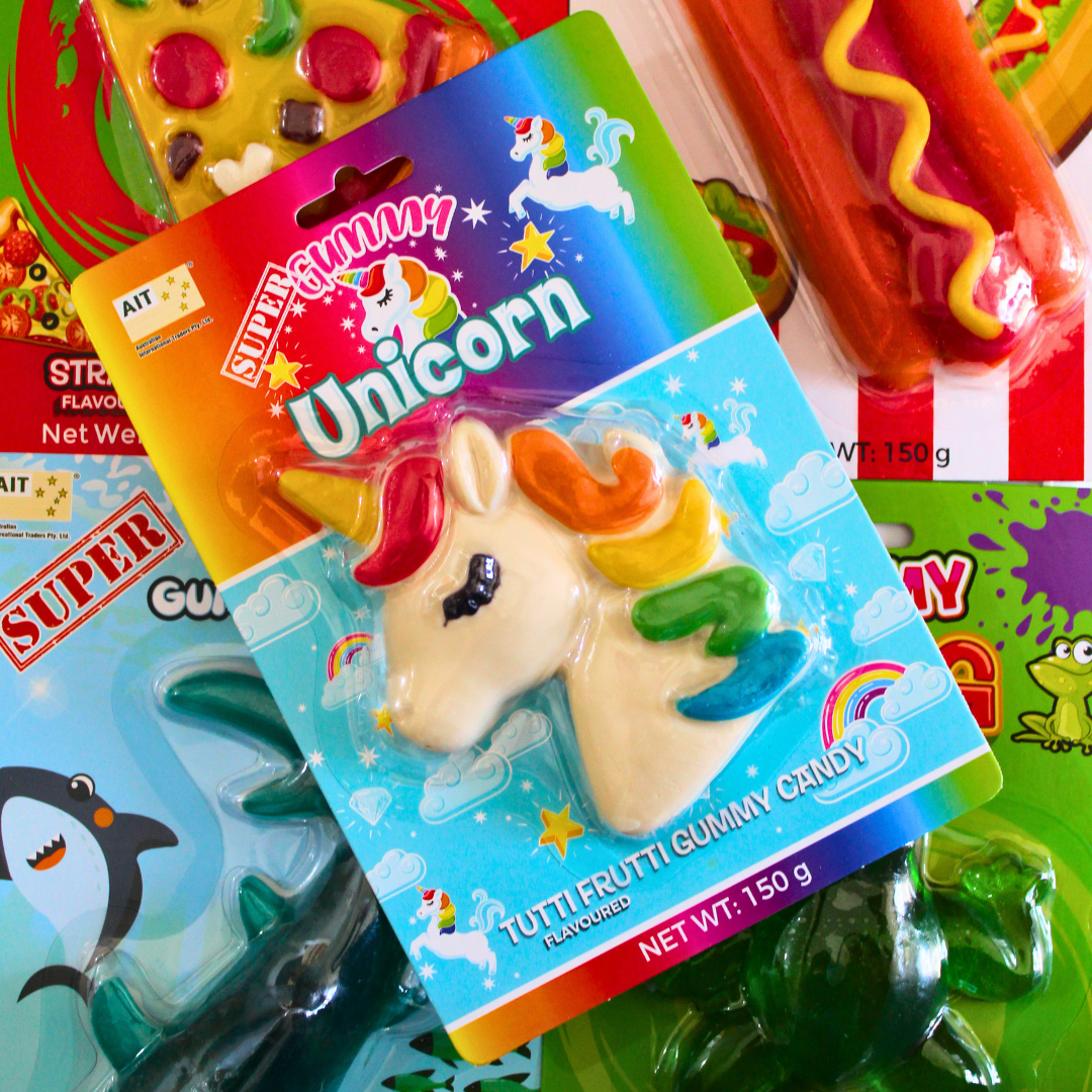 Super Gummy Unicorn - Pik n Mix Lollies NZ