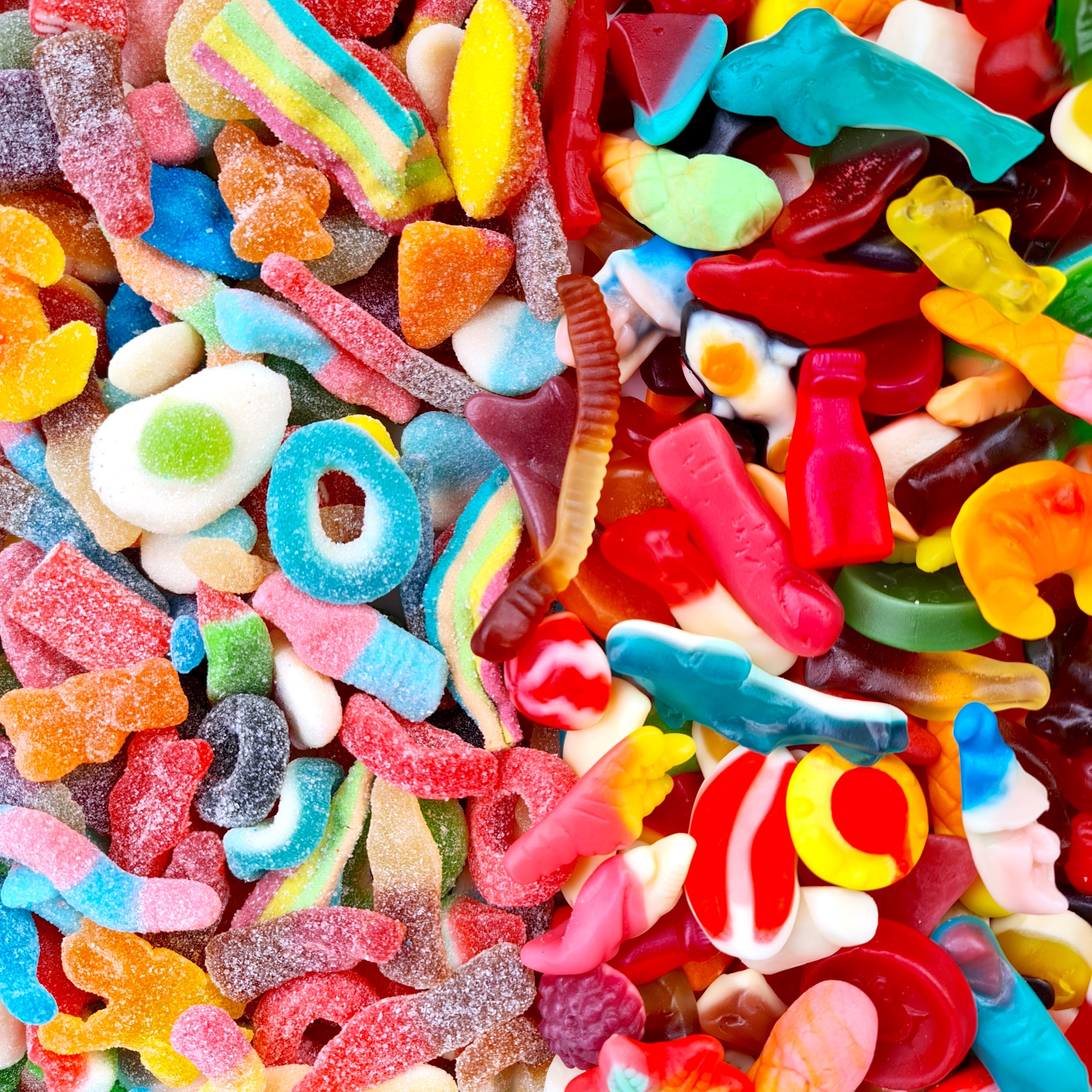 Bucket of Half n Half Mix - Pik n Mix Lollies NZ