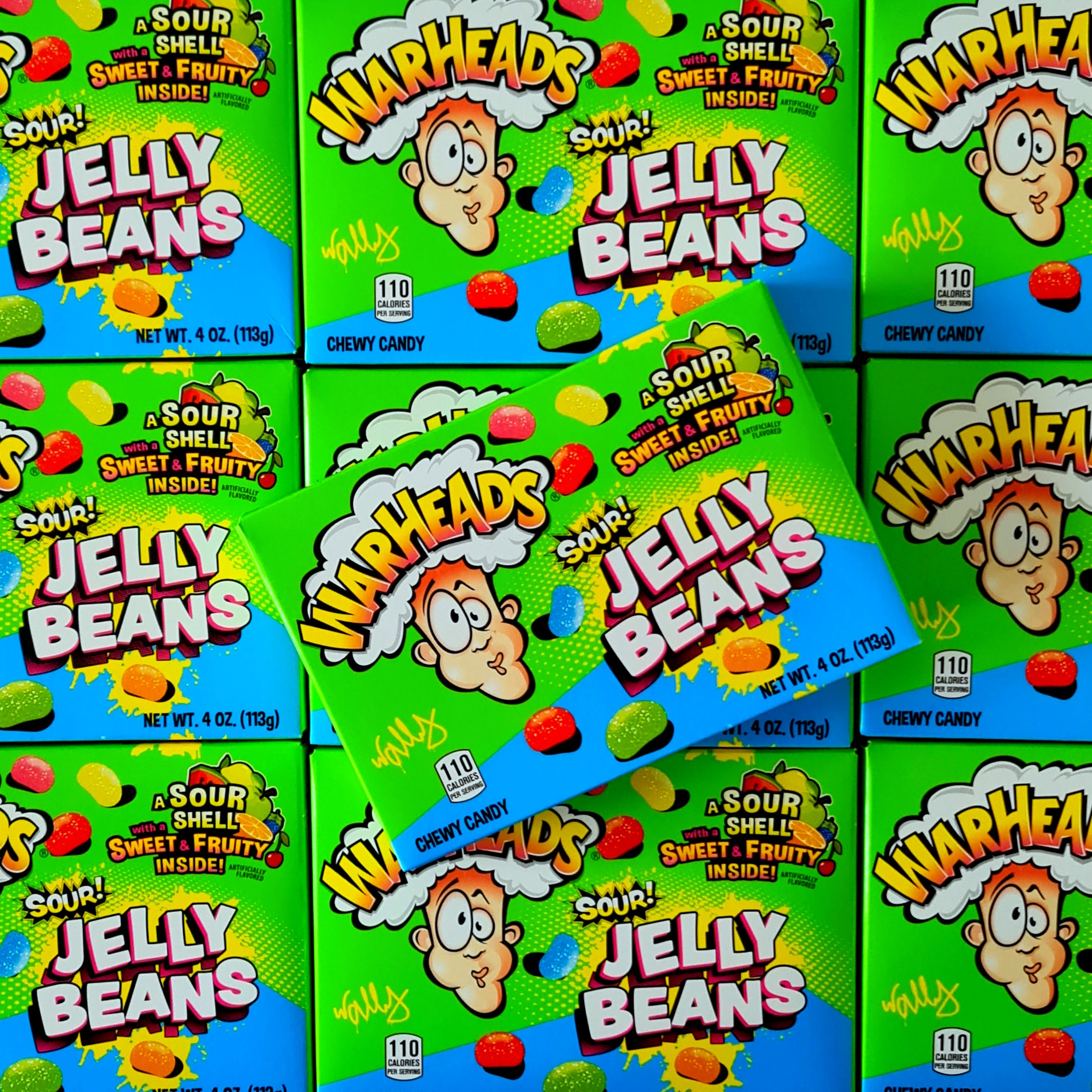 Warheads Sour Jellybeans - Pik n Mix Lollies NZ