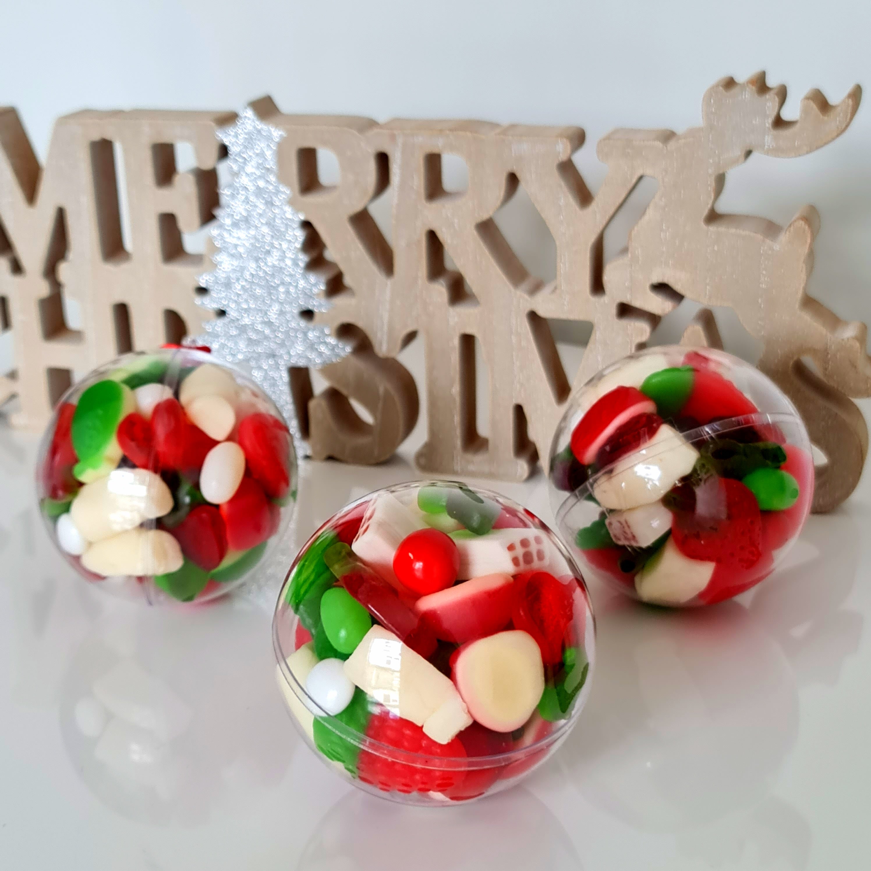 Xmas Baubles - Ball - Pik n Mix Lollies NZ