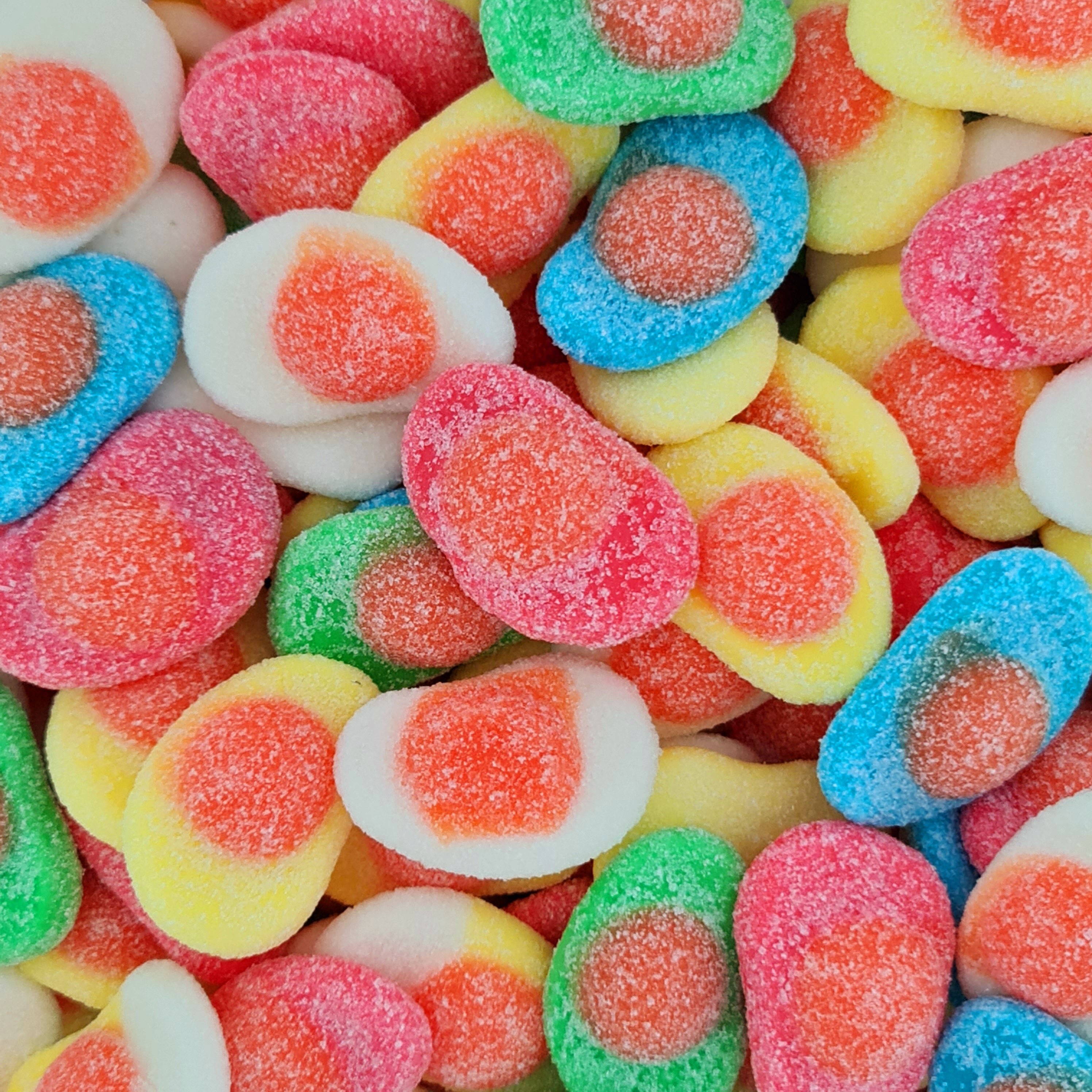 Sour Rainbow Eggs - Pik n Mix Lollies NZ