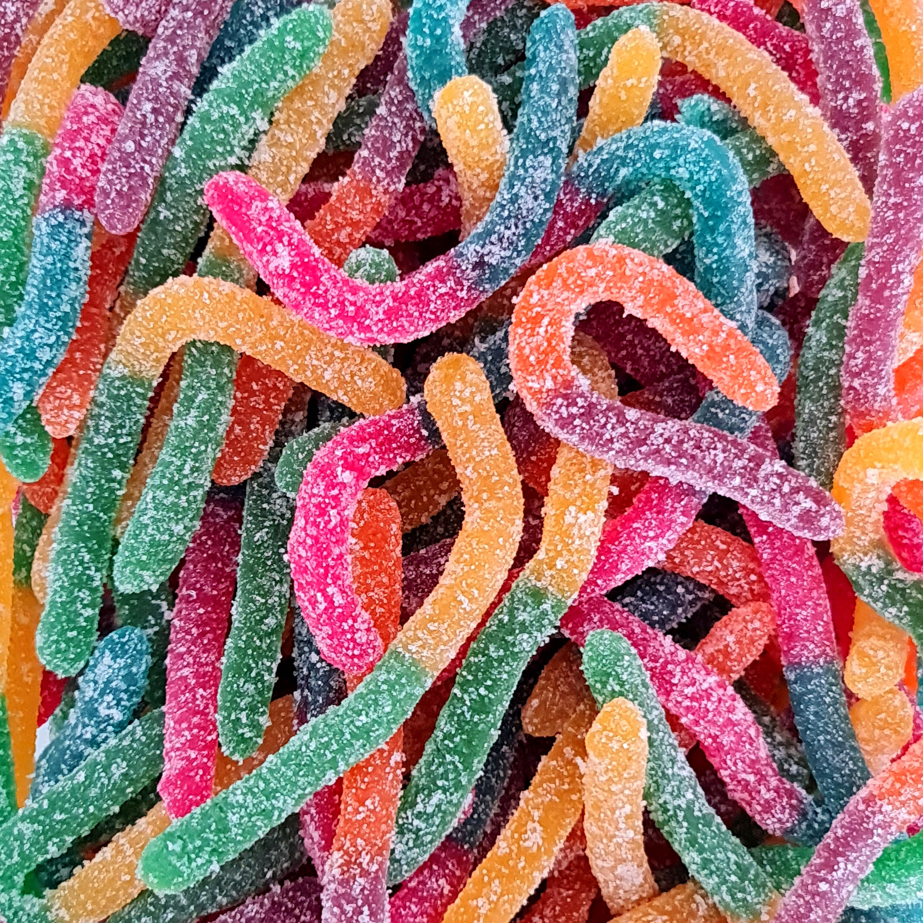 Sour Gloworms - Pik n Mix Lollies NZ