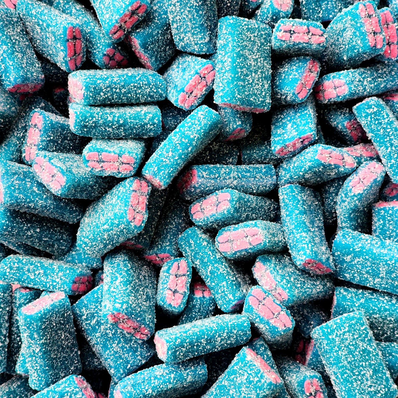 Fizzy Blue Raspberry Bricks Pik N Mix Lollies Nz