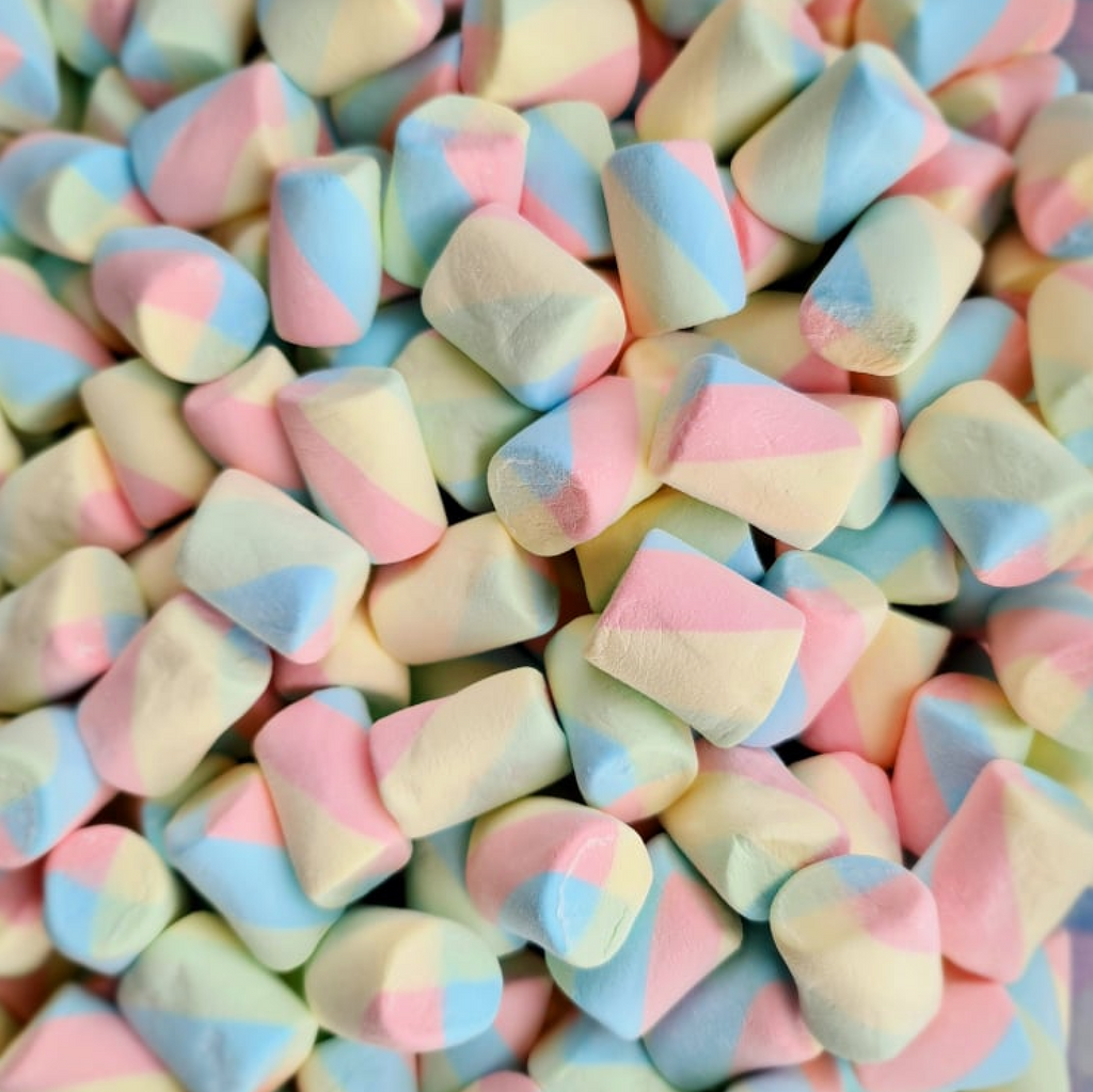 Mallow Rainbow Puffs  Pik n Mix Lollies NZ