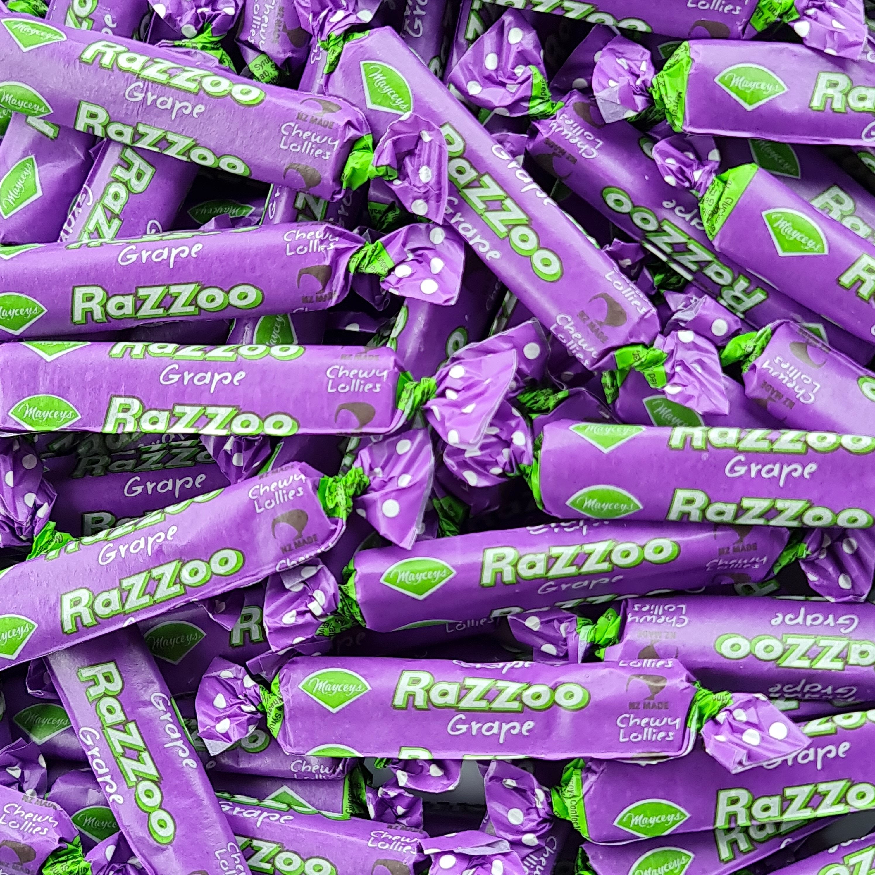 Razzoo - Grape (Bag of 5) | Pik n Mix Lollies NZ